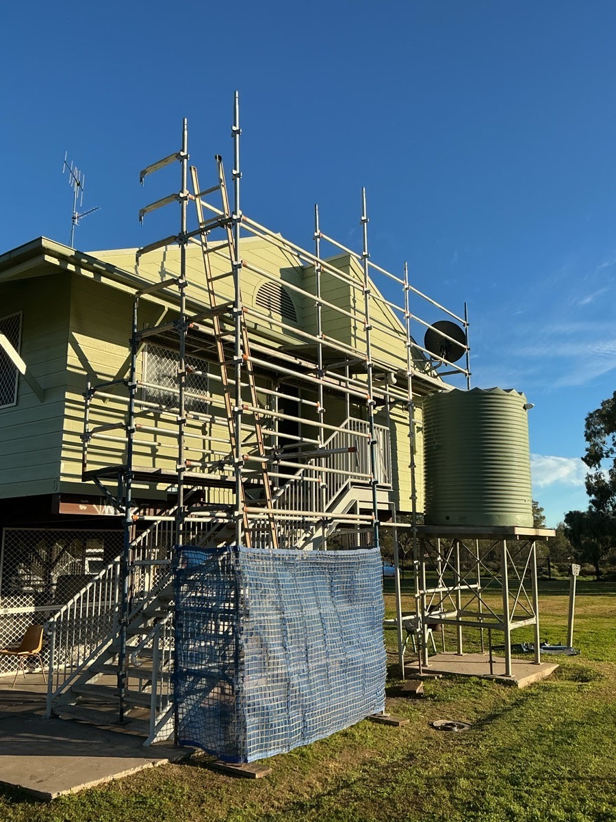 Scaffolding hire in Walgett NSW: scaffolding and access solutions for Indigenous housing upgrades at Namoi Village