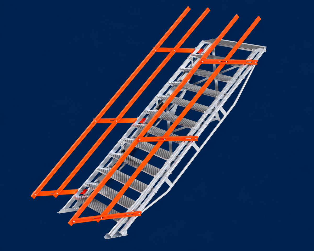 12 Step Adjustable Stair Wide
