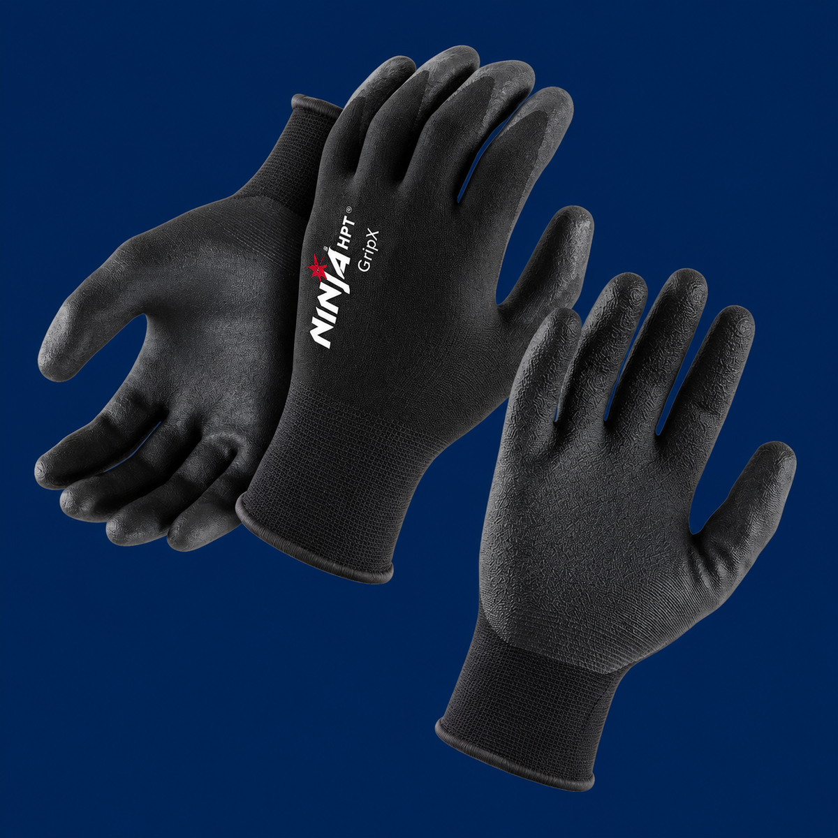 Ninja HPT GripX Work Gloves – Black