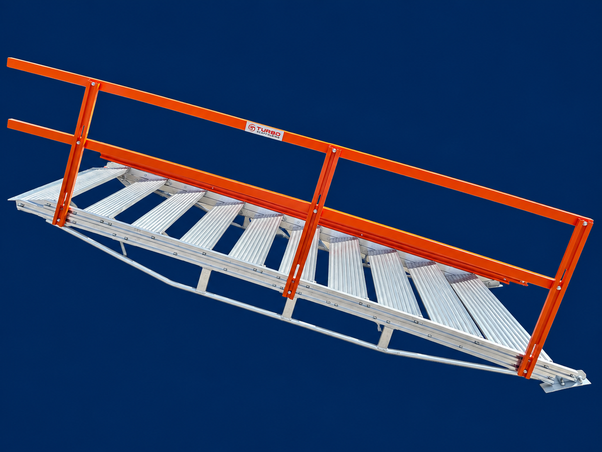 Adjustable Stair 15 step 2.39m x 3.33m Narrow alloy