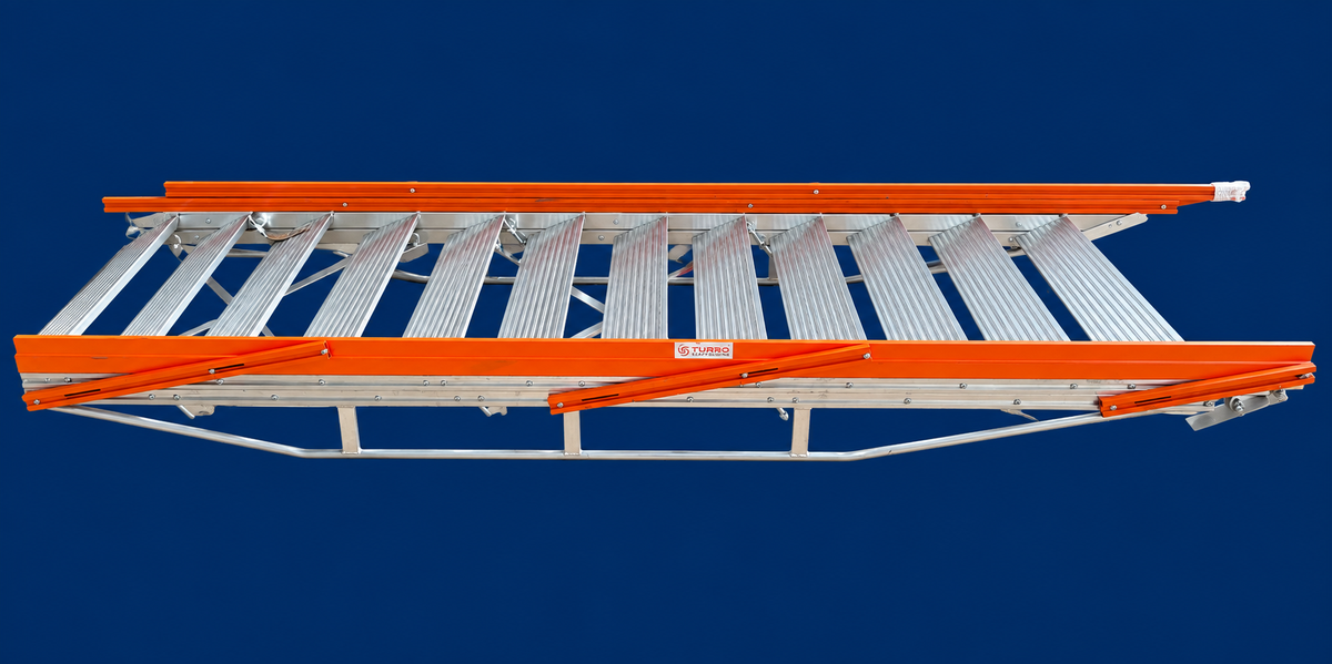 Adjustable Stair 15 step 2.39m x 3.33m Narrow alloy