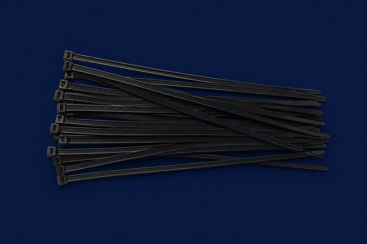 Cable Ties Dubbo – Strong and versatile black cable ties, ideal for securing, fastening and organising materials across construction, scaffolding and general trade applications.