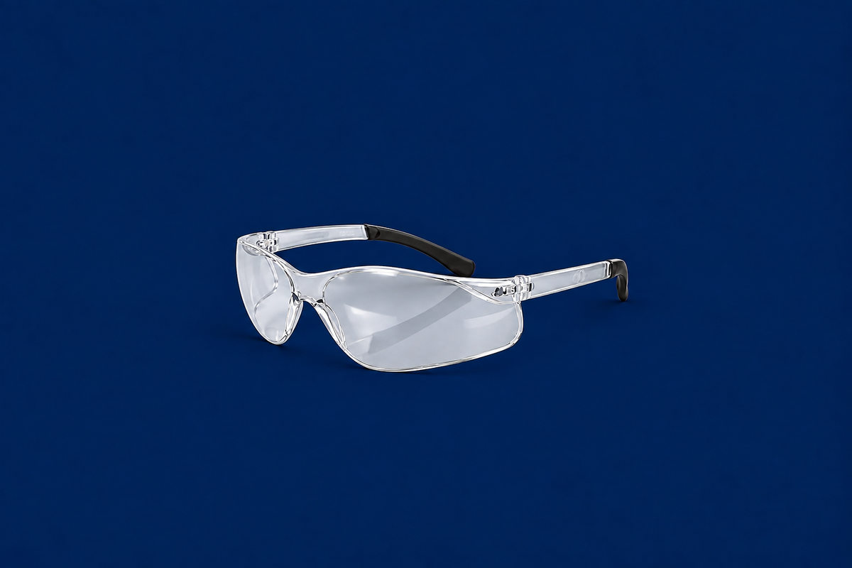 Clear safety glasses 