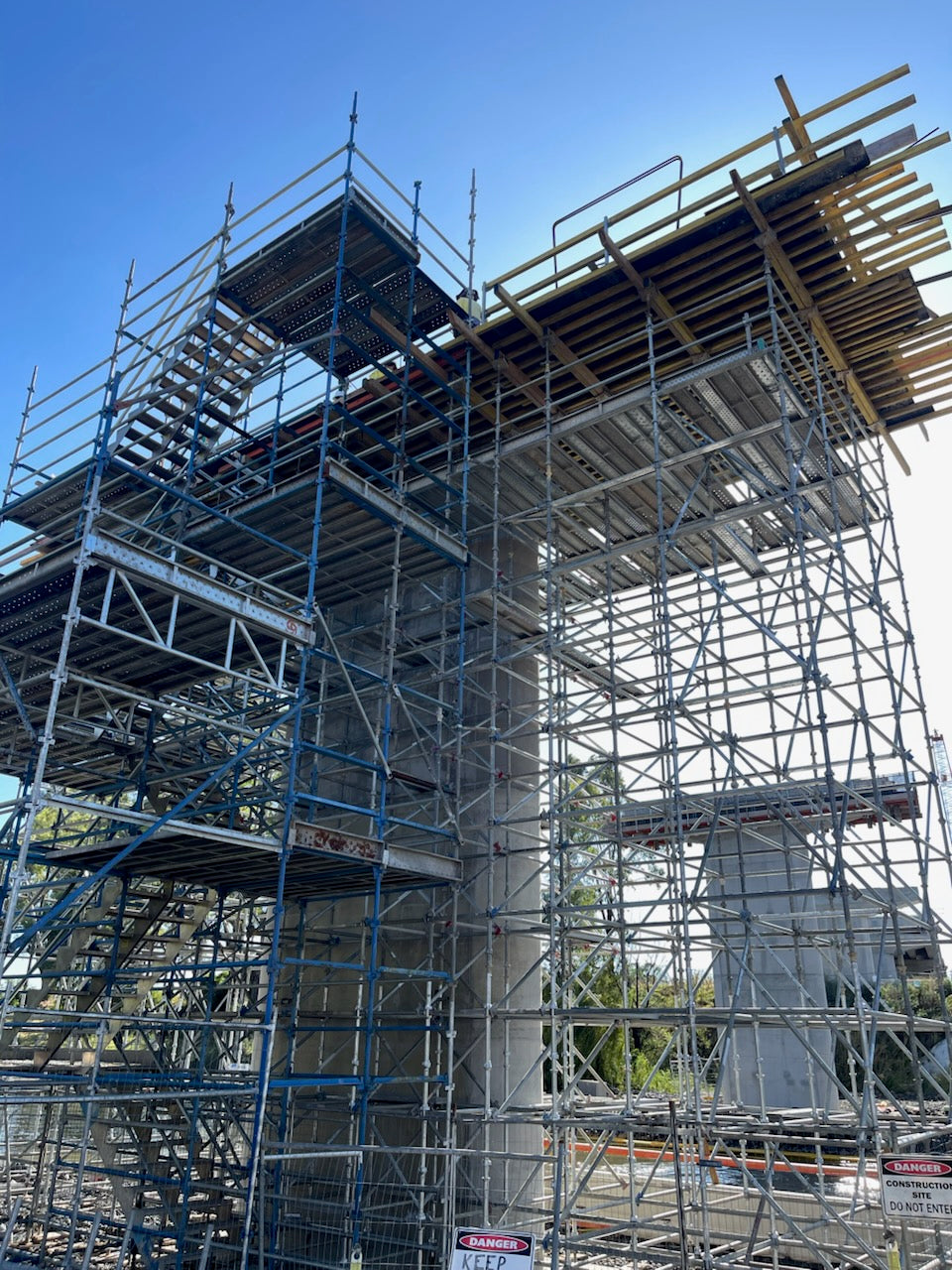 Dubbo Bridge scaffolding project in Dubbo NSW