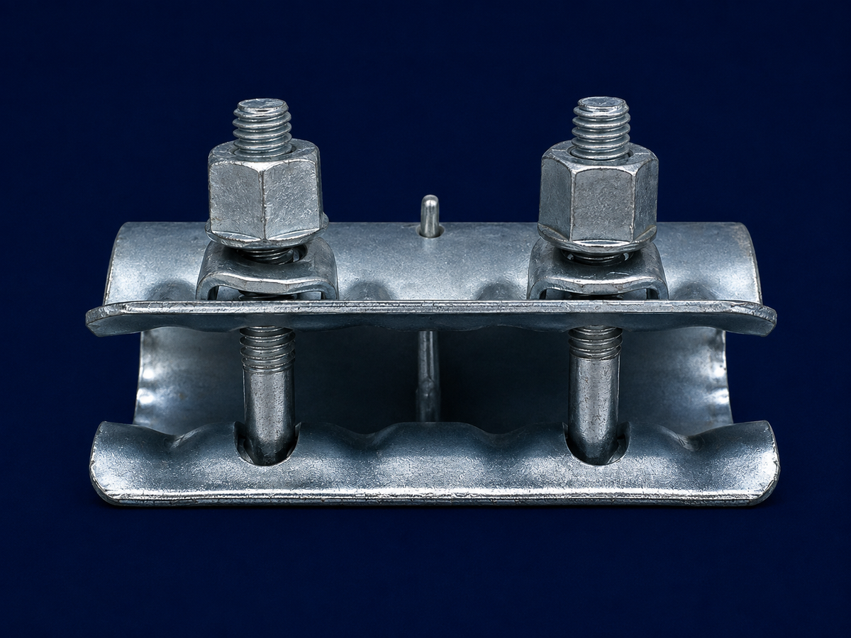 Heavy-duty external sleeve joiners designed to securely connect scaffold tubes end-to-end, ensuring structural continuity and alignment across scaffold runs.