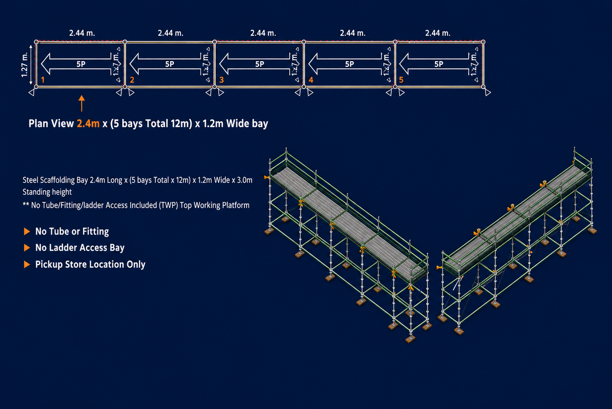 Kwikstage scaffold package in Dubbo featuring a complete modular scaffolding system for residential, commercial and construction projects in NSW.