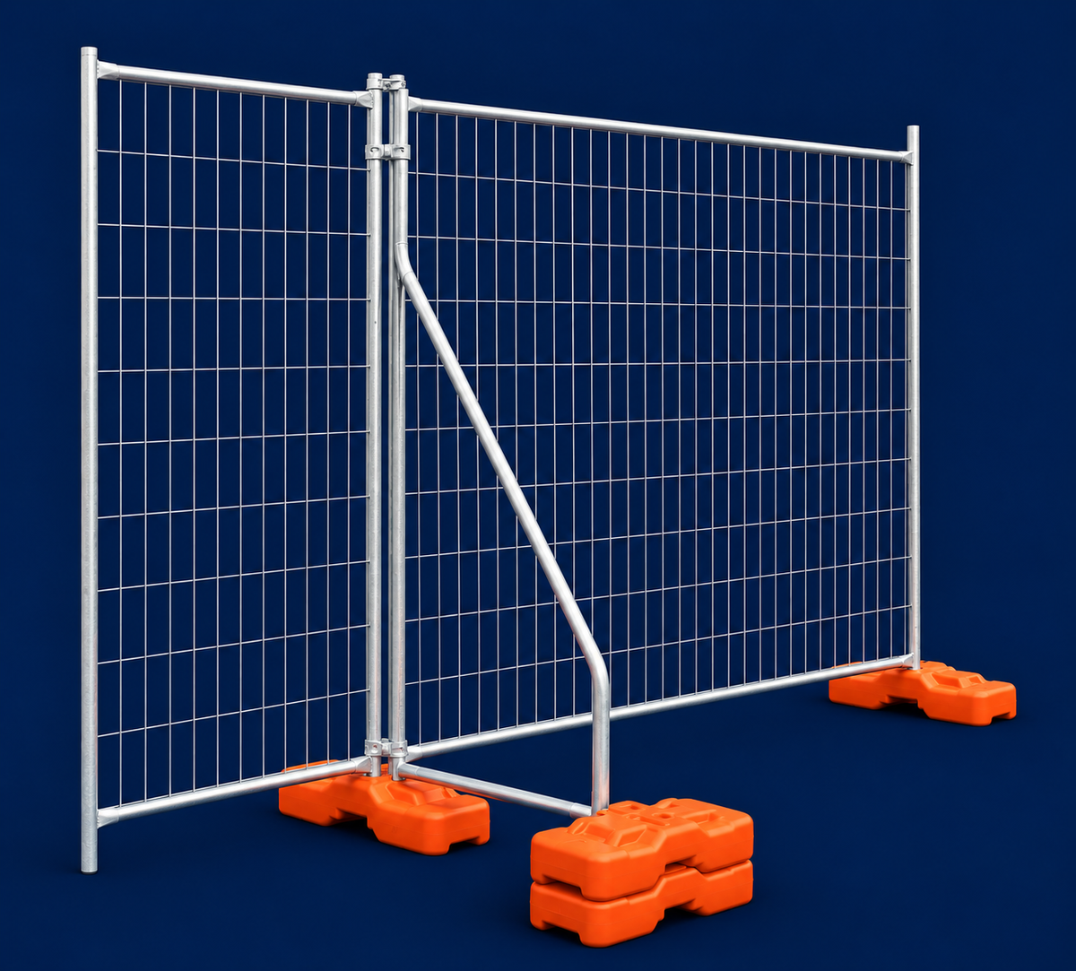 Temporary fence penal stay
